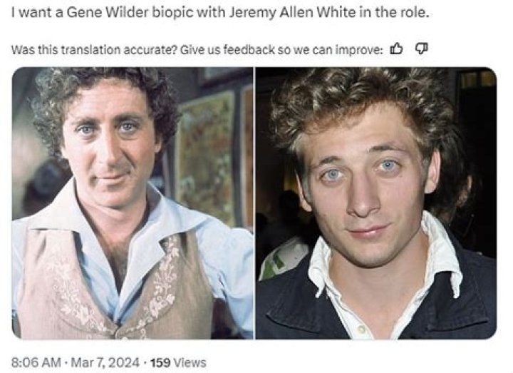 Exploring The "Jeremy Allen White Gene Wilder" Nexus